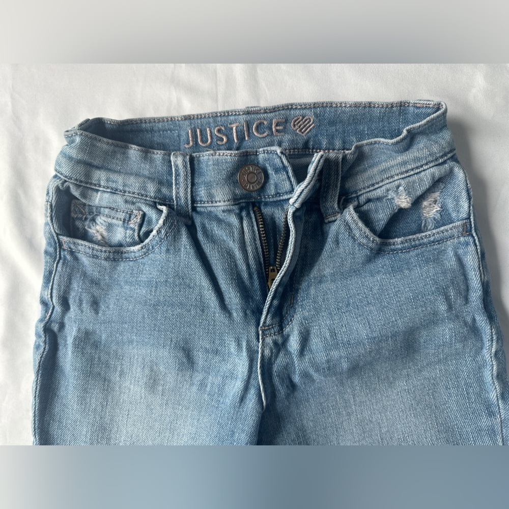 Justice Girls Distressed Slim Jeans - Picture 3 of 5